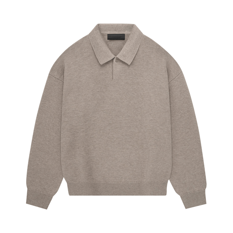 Fear of God Essentials Knit Polo 'Core Heather'