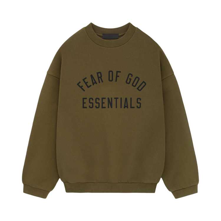 Fear of God Essentials Fleece Crewneck 'Olive'