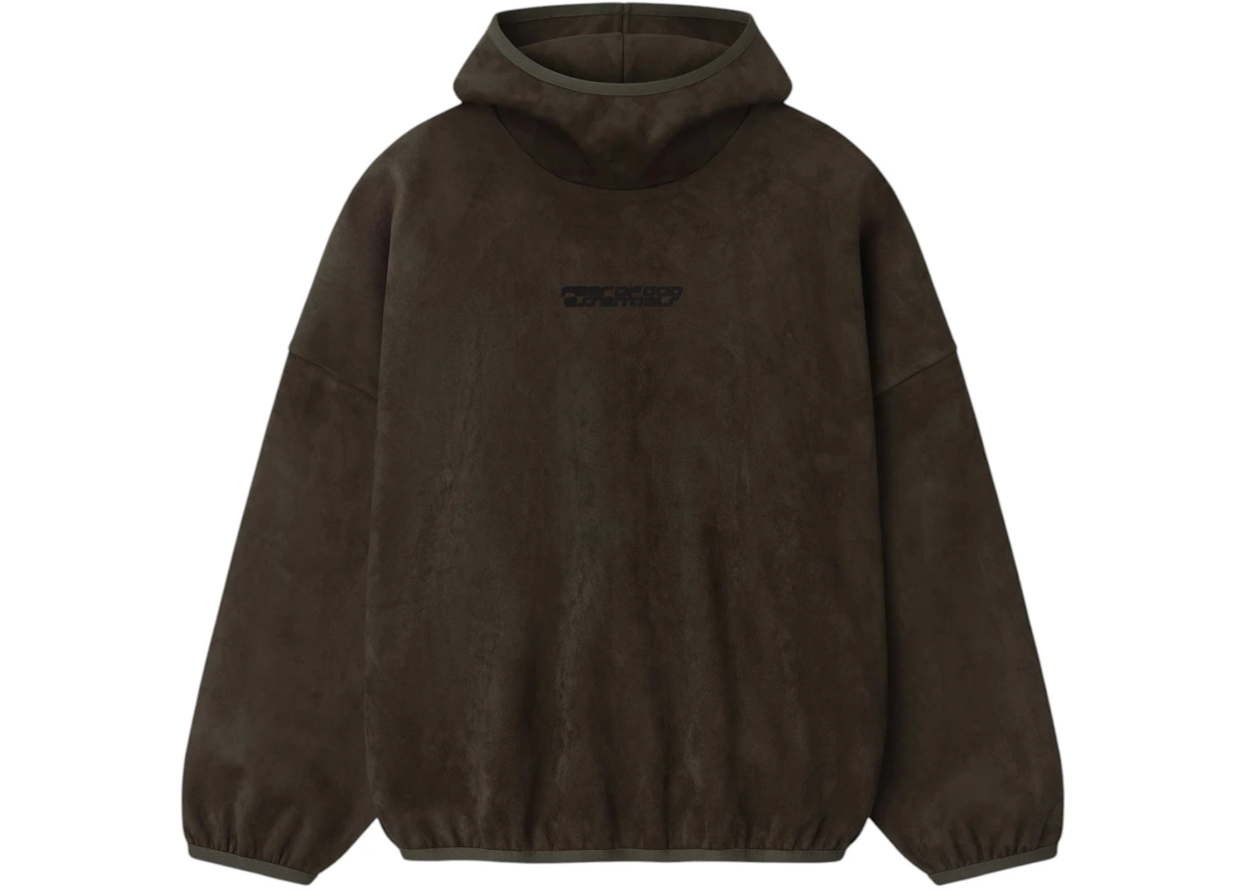 Fear of God Essentials Suede Fleece Modern Hoodie Brown