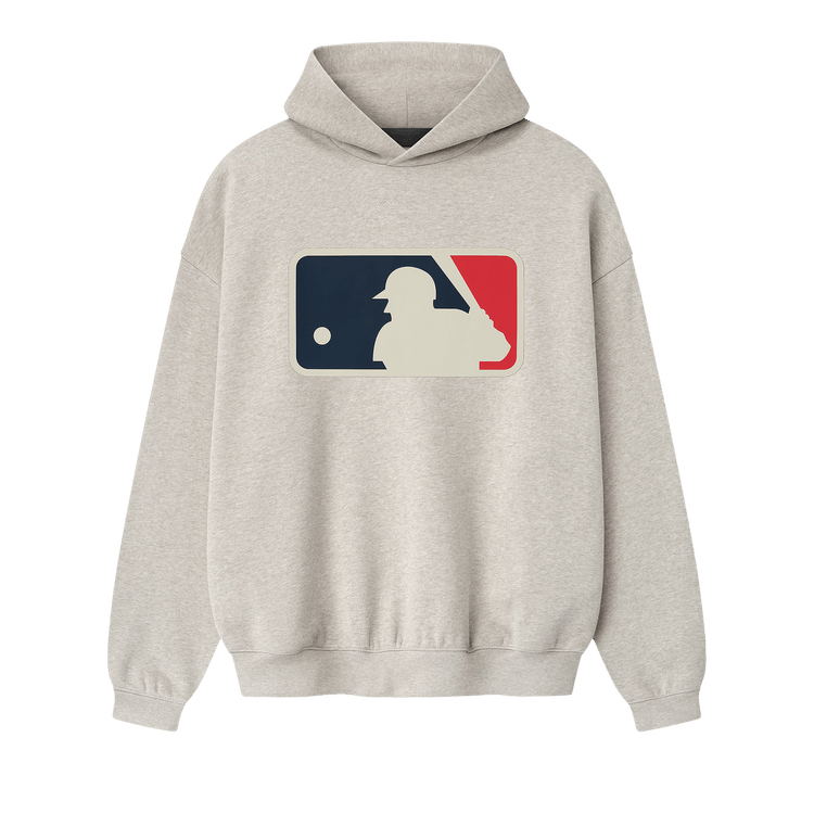 Fear of God Essentials MLB Sport Hoodie 'Heather Stone'