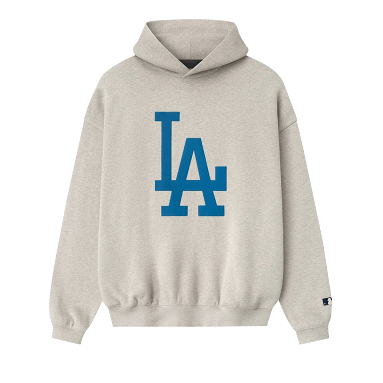 Fear of God Essentials Dodgers Sport Hoodie 'Heather Stone'