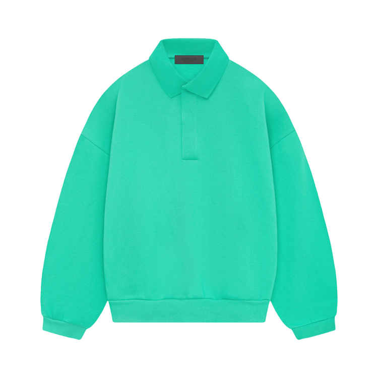 Fear of God Essentials Long-Sleeve Polo 'Mint Leaf'