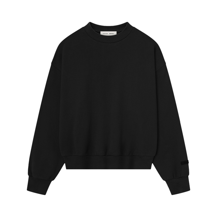 Fear of God Essentials Classic Crewneck Sweatshirt 'Jet Black'