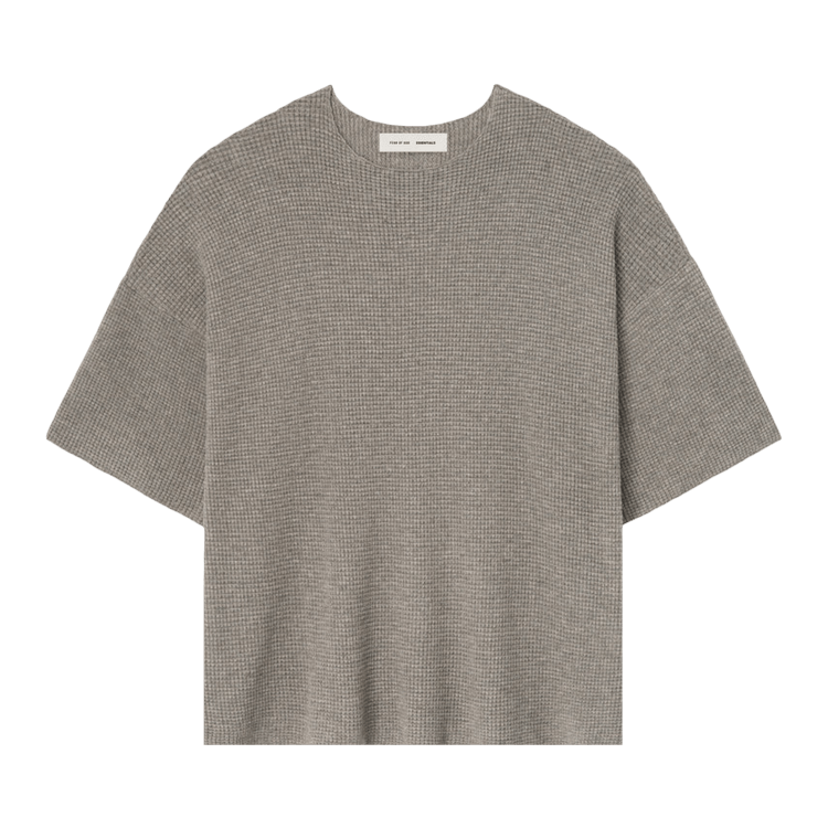Fear of God Essentials Waffle Short Sleeve Sweater 'Homestead Heather'