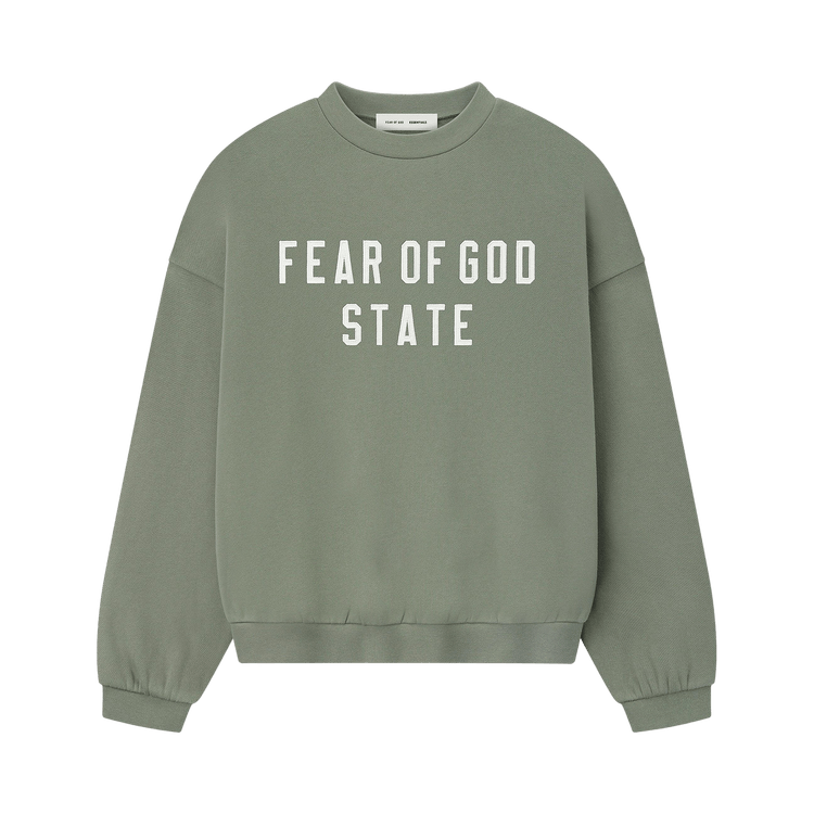 Fear of God Essentials 90's Crewneck 'Moss'