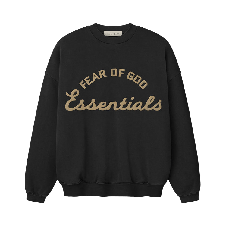 Fear of God Essentials 90's Crewneck Sweatshirt 'Faded Black'