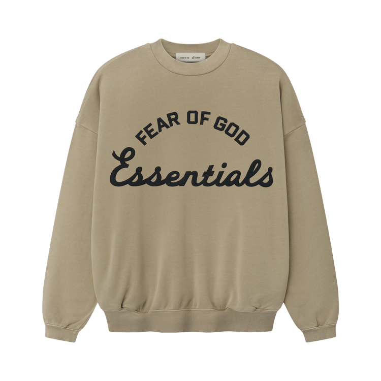 Fear of God Essentials 90's Crewneck Sweatshirt 'Faded Dune'