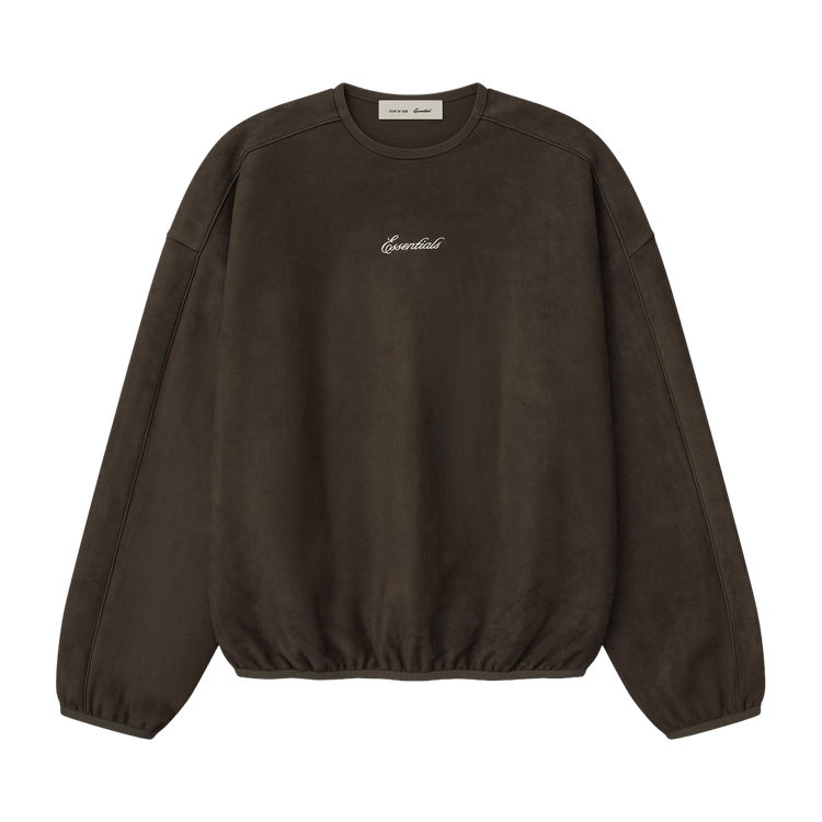 Fear of God Essentials Signature Modern Crewneck With Piping Sweatshirt 'Brown'