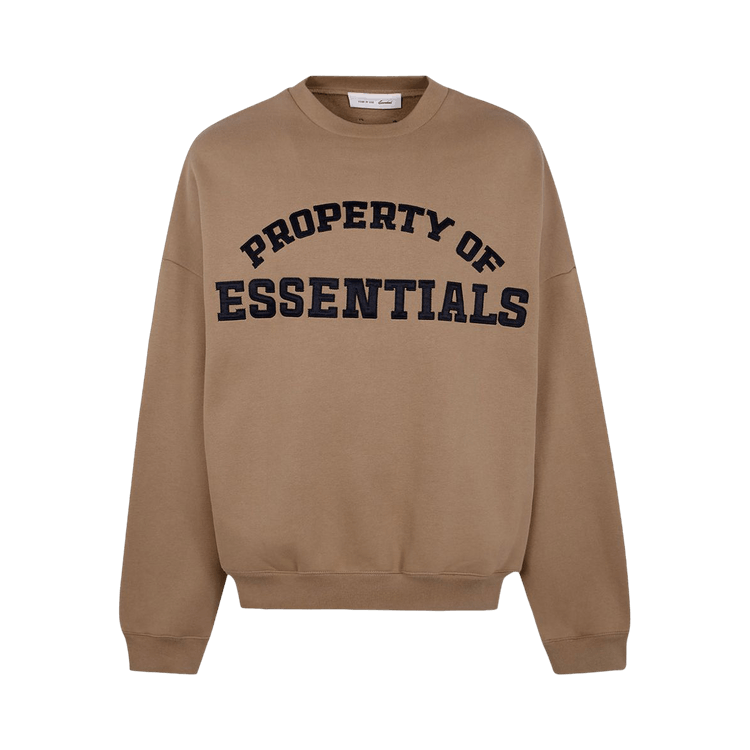Fear of God Essentials Property Lounge Crewneck Sweatshirt 'Dune'