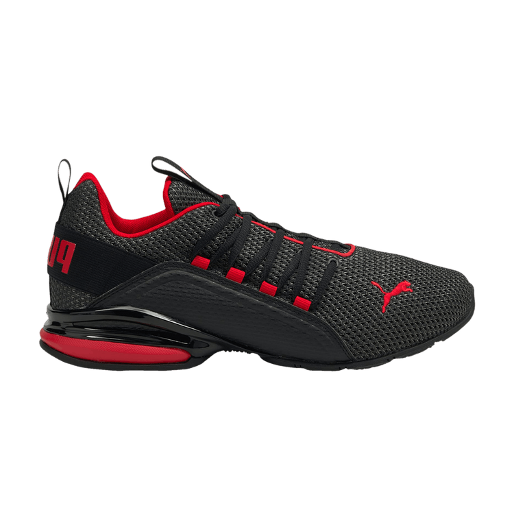Puma Axelion LS 'Black High Risk Red'