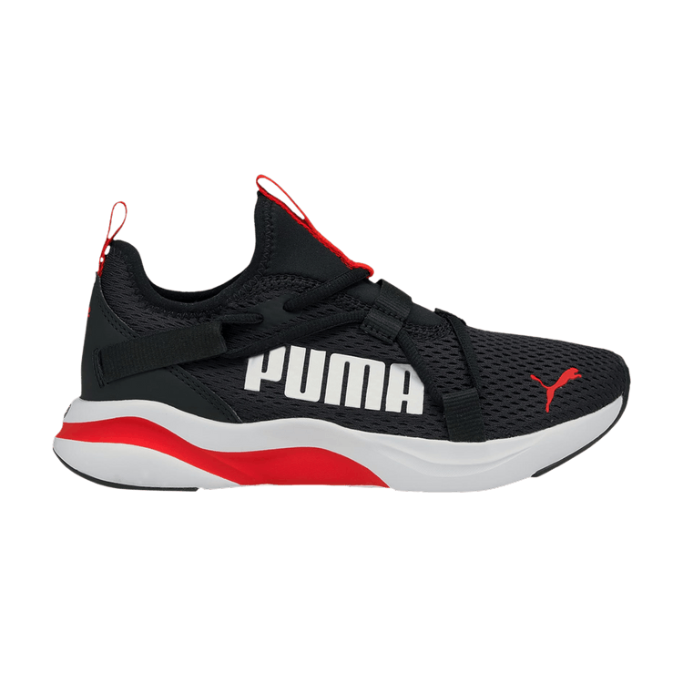 Puma SoftRide Rift Pop Big Kid 'Black High Risk Red'