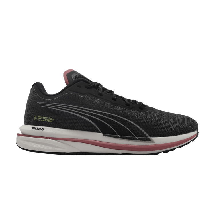 Puma Wmns Velocity Nitro WTR 'Black White Pink'