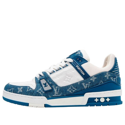 (WMNS) LOUIS VUITTON Trainer 'Monogram Denim Light Blue'