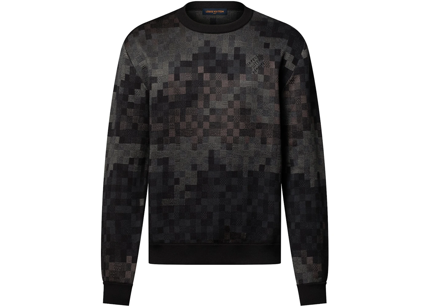 Louis Vuitton Damoflage Jacquard Pullover Black