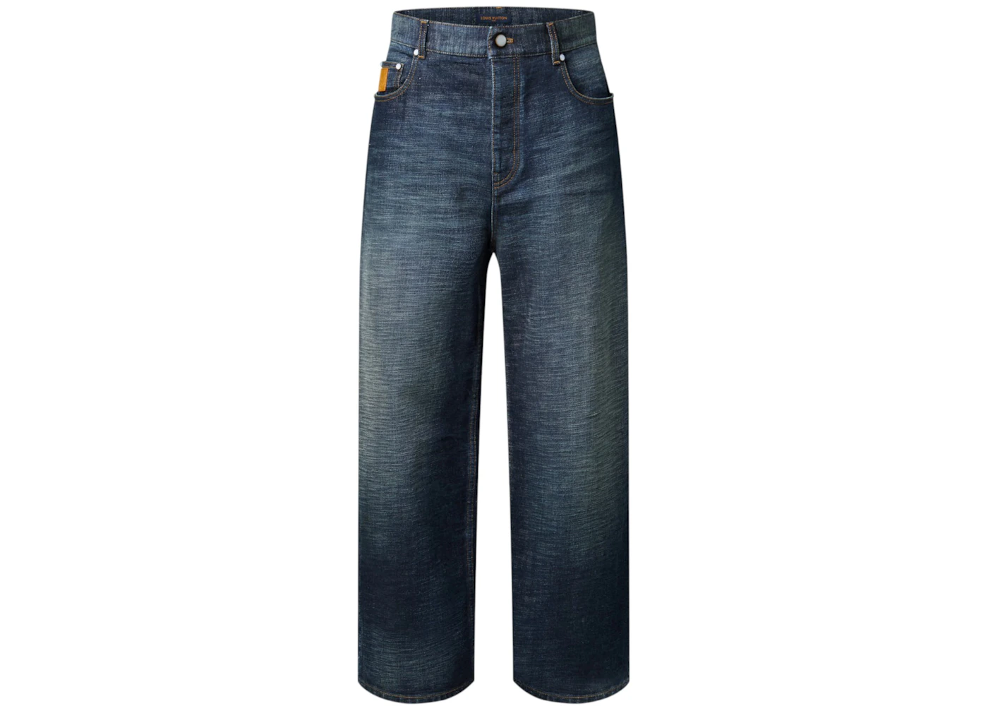 Louis Vuitton x Nigo Wide Leg Denim Pants Indigo