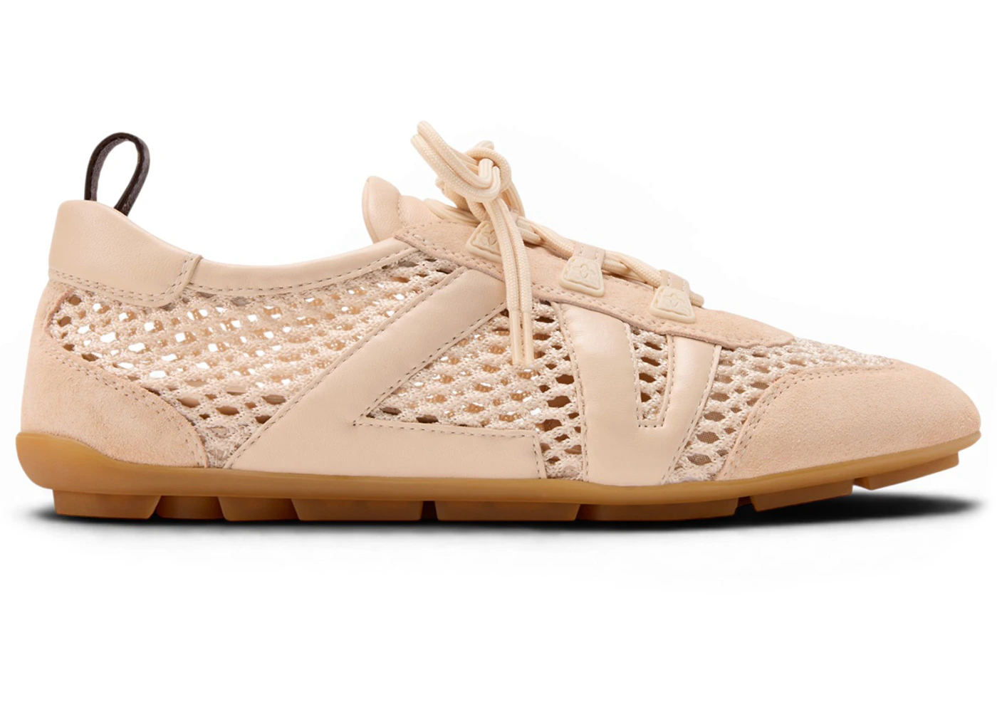 Louis Vuitton LV Sneakerina Rose Powder Mesh Gum (Women's)