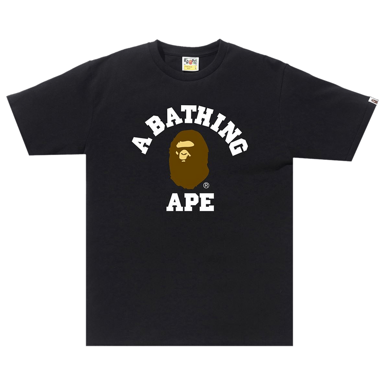 BAPE Silicon College One Point Tee 'Black'