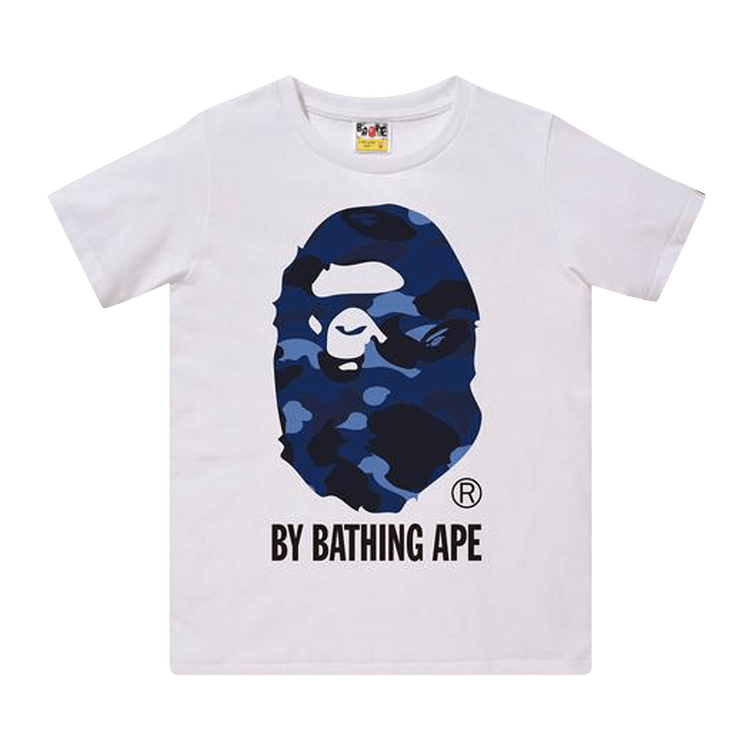 BAPE Color Camo By Bathing Ape Tee 'White/Blue'