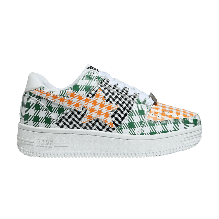 Wmns Bapesta Low 'Gingham Pack - Green'