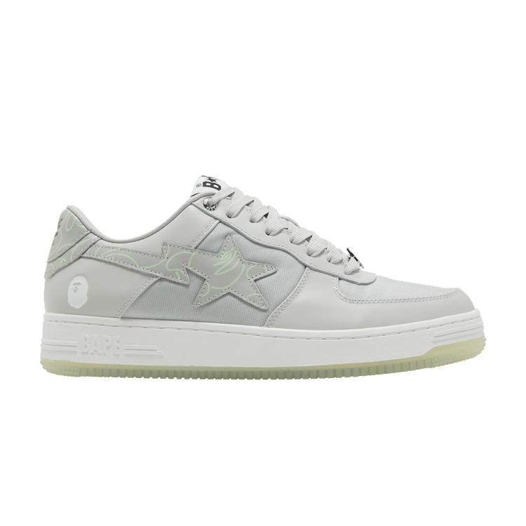 Bapesta 'Text Code Camo - Grey'