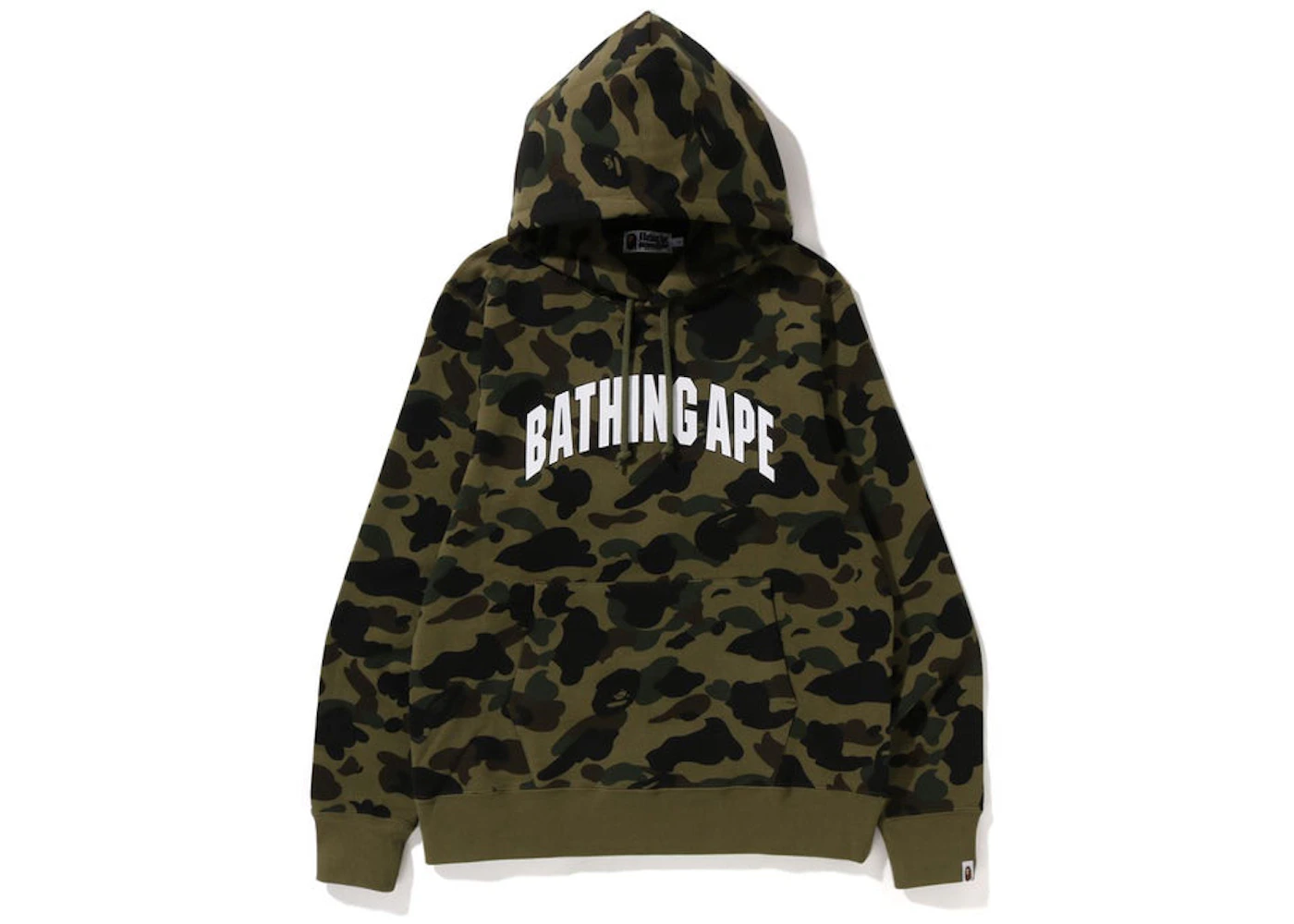 BAPE 1St Camo Pullover Hoodie (FW22) Green