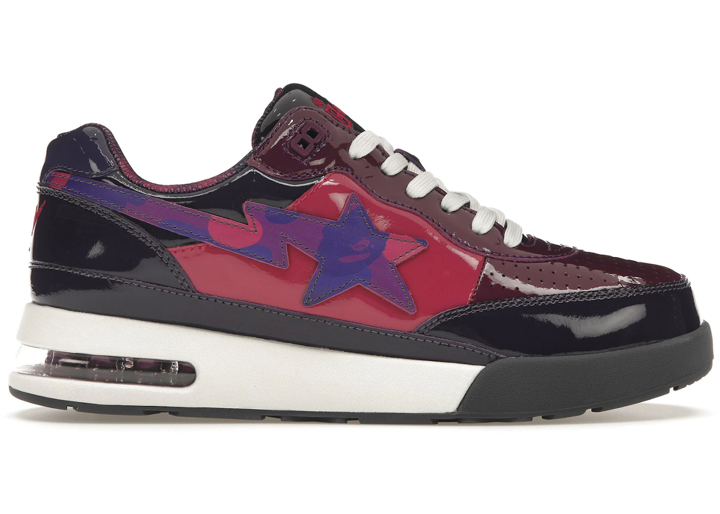 A Bathing Ape Bape Road Sta Patent Leather Purple (2022)