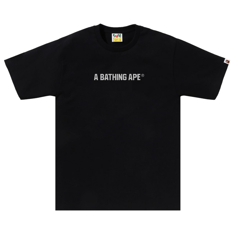 BAPE Honeycomb Camo Busy Works Tee 'Black/Grey'