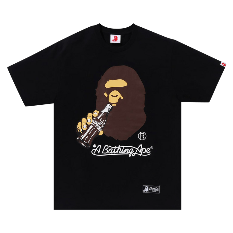 BAPE x Coca-Cola Ape Head Tee 'Black'