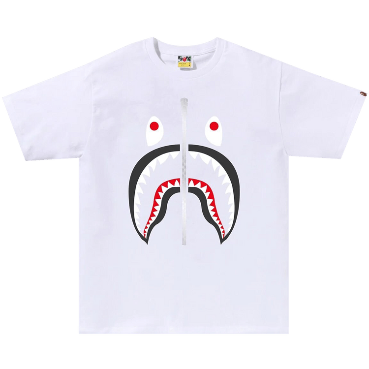 BAPE Shark Tee 'White'