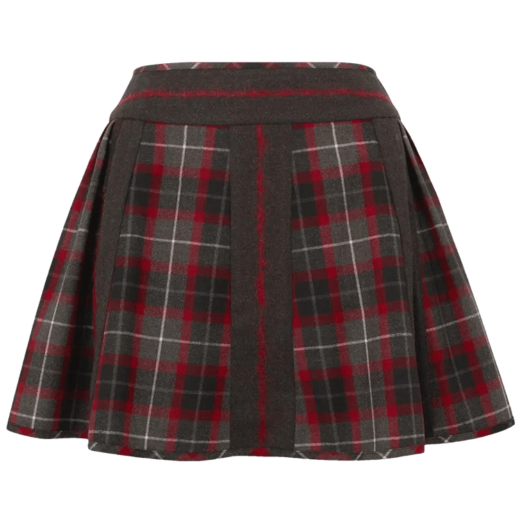 Vivienne Westwood Mini Bell Skirt 'Charcoal/Red'