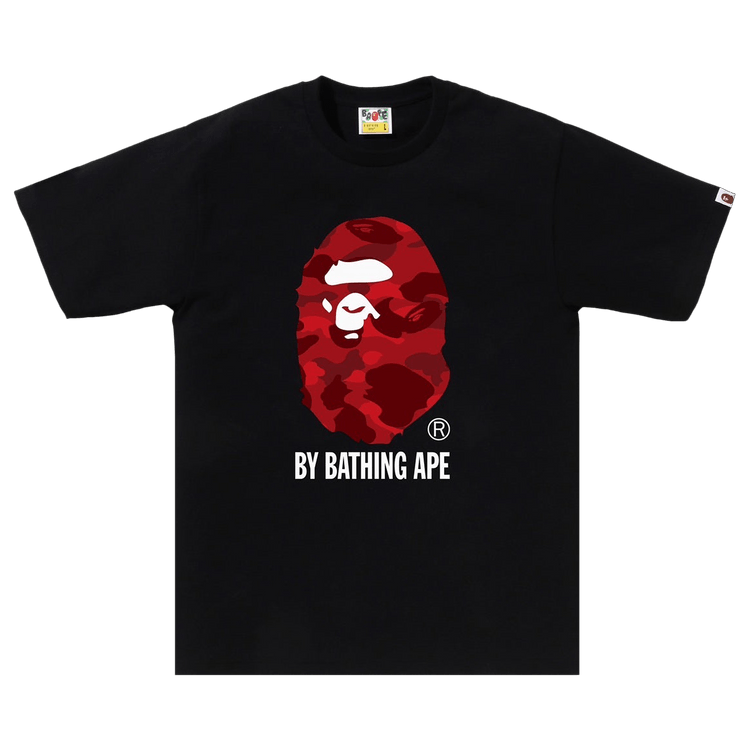 BAPE Color Camo By Bathing Ape Tee 'Black/Red'
