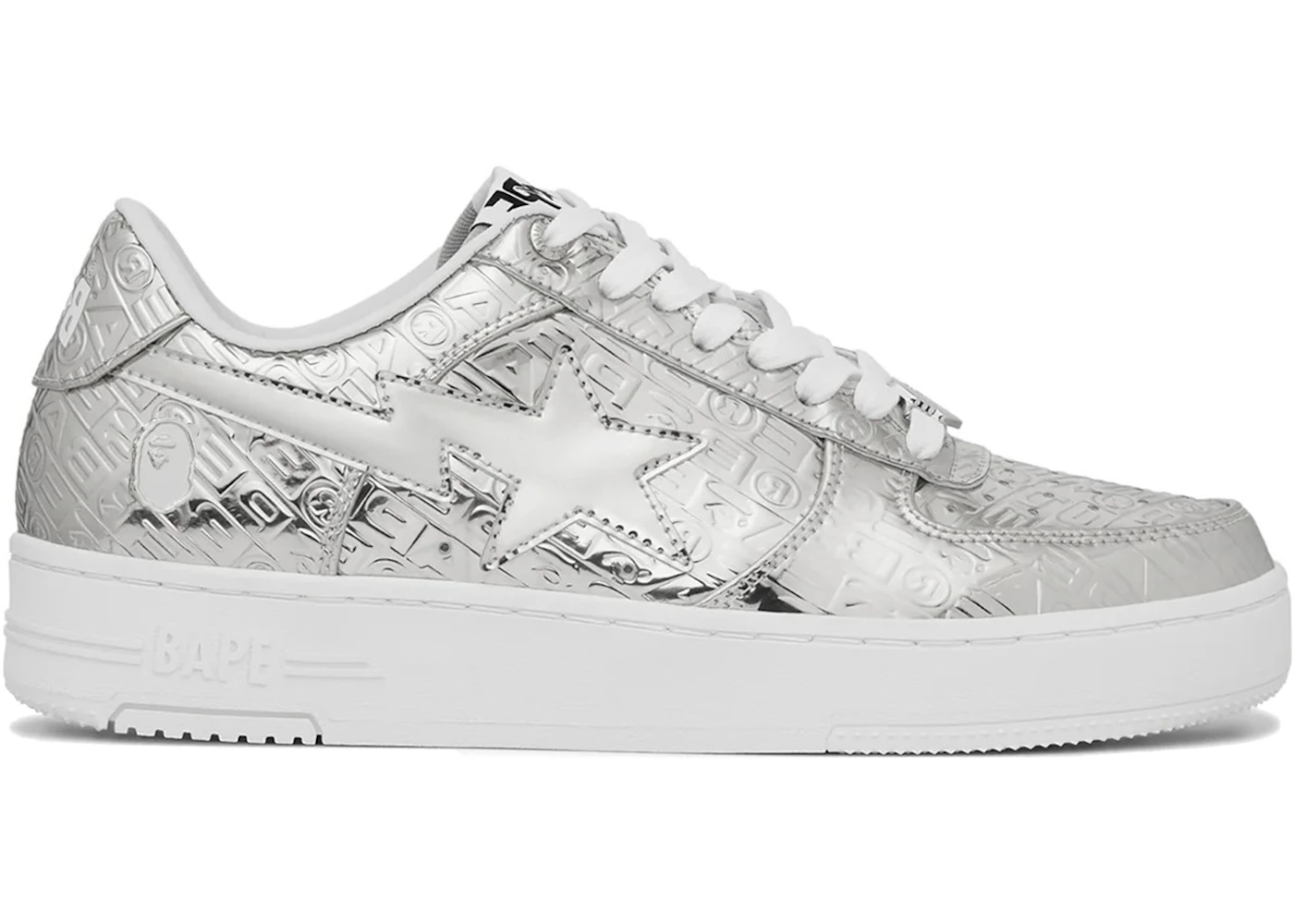 A Bathing Ape Bape Sta #5 Silver