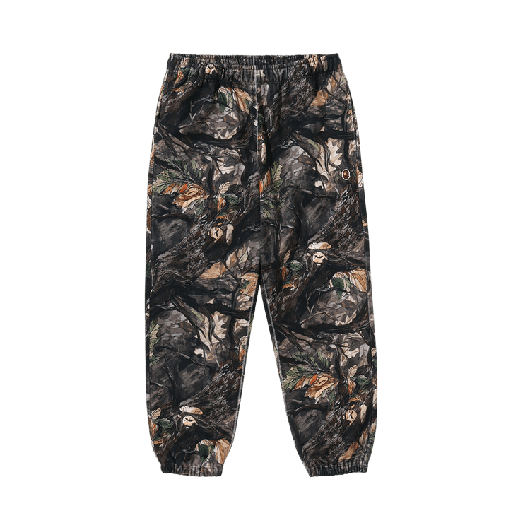 BAPE Tree Edge Camo Relaxed Fit Sweatpants 'Brown'