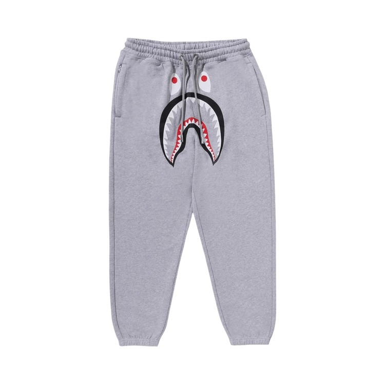 BAPE Shark Relaxed Fit Sweatpants 'Grey'