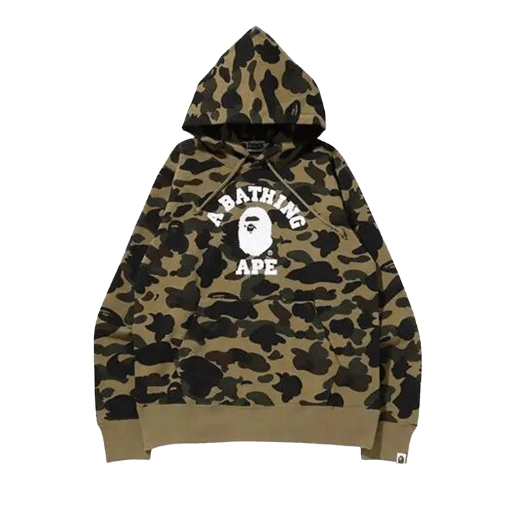 BAPE 1st Camo Pullover Hoodie 'Green'