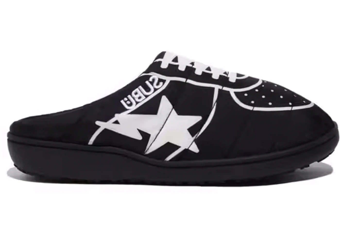 BAPE x Subu Puffer Sandals Black
