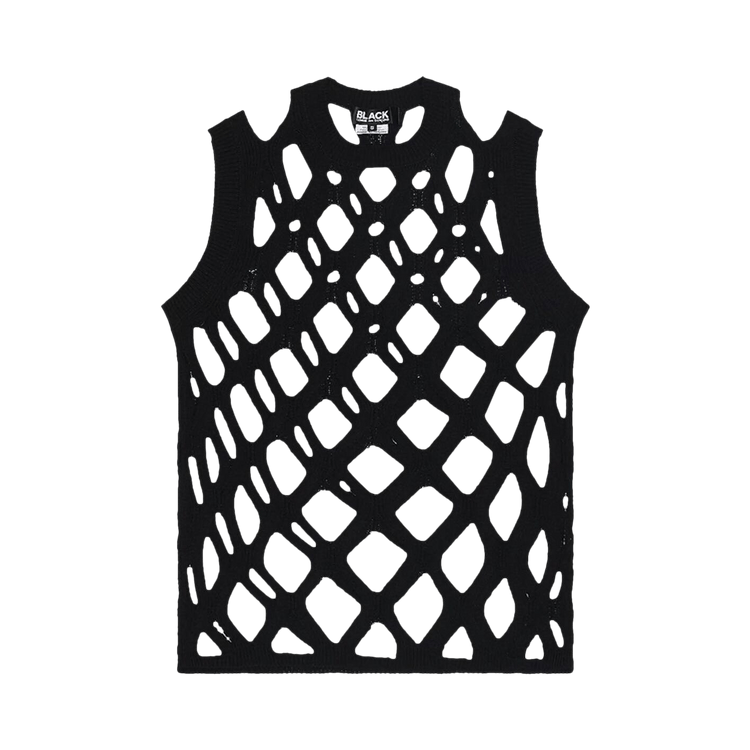 Comme des Garçons Black Open Knit Long-Sleeve Sweater 'Black'