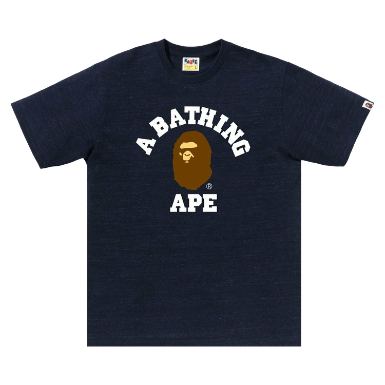 BAPE College Tee 'Blue'