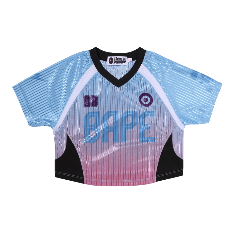 BAPE Dip Dye Multi Logo Mini Tee 'Blue'