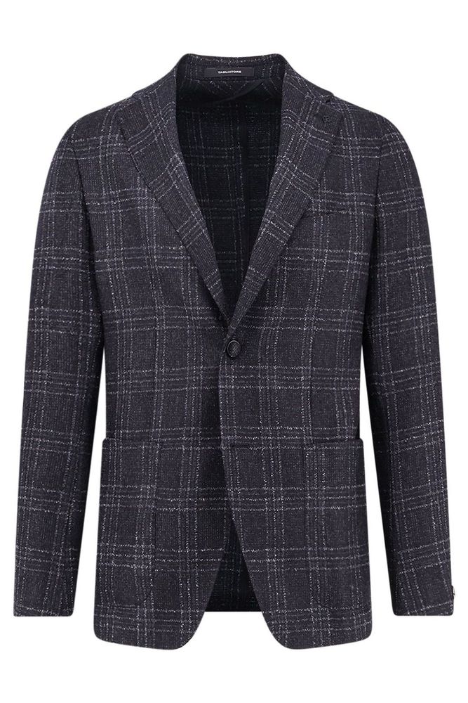 Tagliatore Checked Single-Breasted Blazer