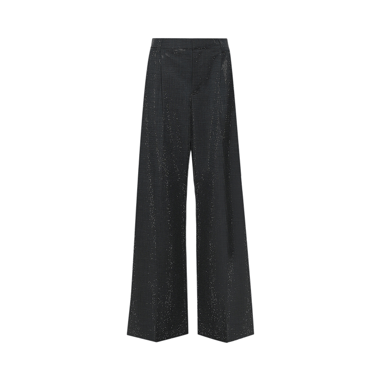 Alexander Wang Mid-Rise Tailored Pant W/ Allover Hotfix 'Grey'