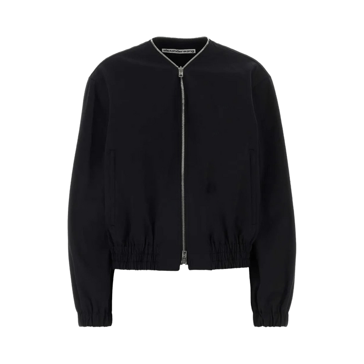 Alexander Wang Zip-Up Bomber Jacket 'Black'