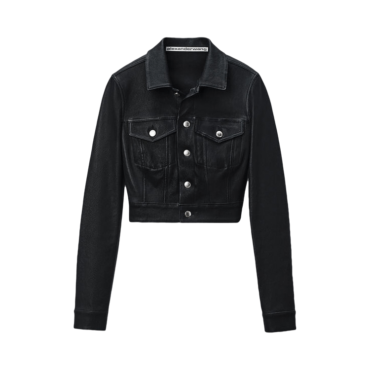 Alexander Wang Shrunken Trucker Jacket 'Black'