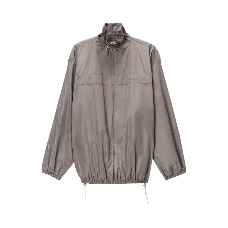 Alexander Wang Oversized Track Jacket W/ Gathered Neck 'Grey'
