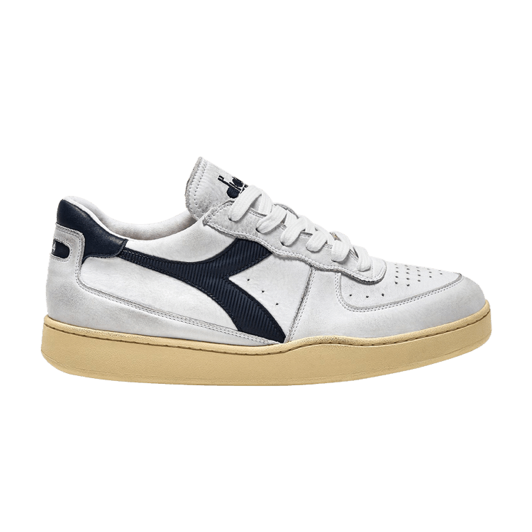 Diadora Mi Basket Low Used 'White Blue Denim'