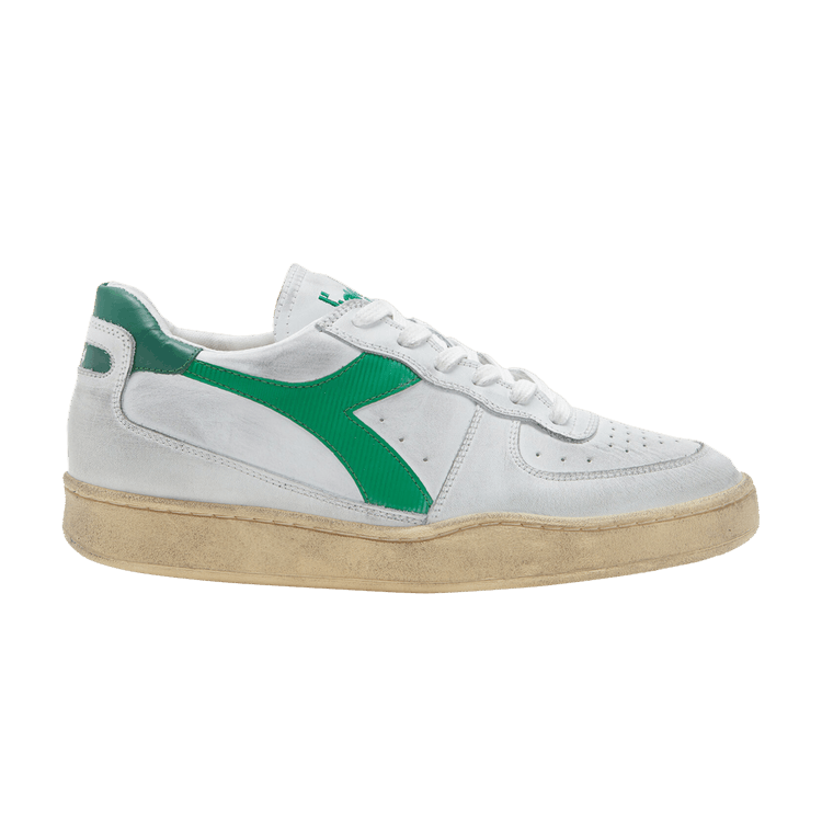 Diadora Mi Basket Low Used 'White Verdant Green'