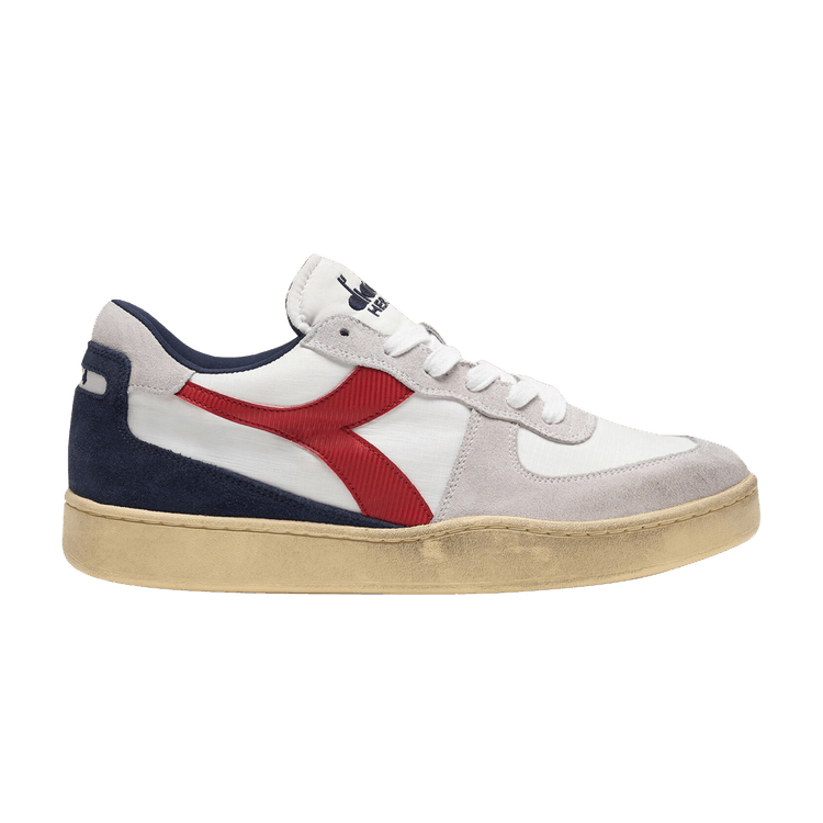 Diadora Mi Basket Low Ripstop 'White Blue Print'