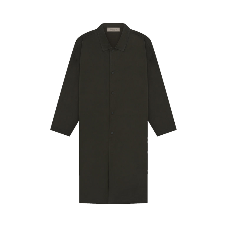 Fear of God Essentials Long Coat 'Off Black'