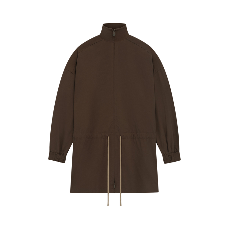 Fear of God Essentials Military Nylon Mockneck Anorak 'Brown'