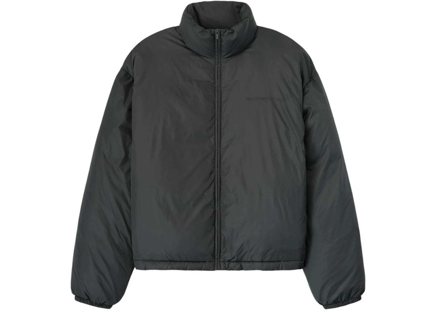 Fear of God Essentials Nylon Puffer Jacket Iron Grey